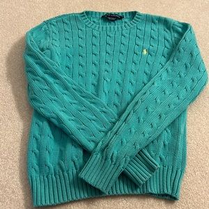 Ralph lauren crewneck cable sweater